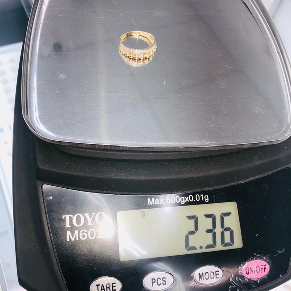 14k solid real gold wedding engagement ring band exquisite design FREE Appraisal - Picture 3 of 4